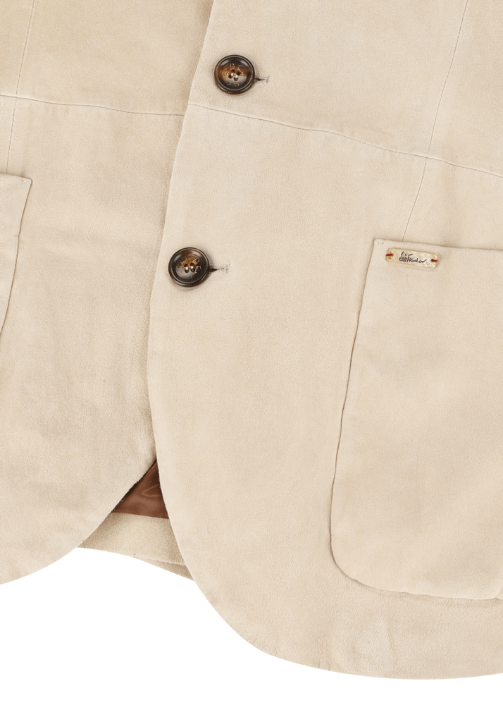 Luis Trenker Blazer In Pelle Scamosciata Modello Lusandro