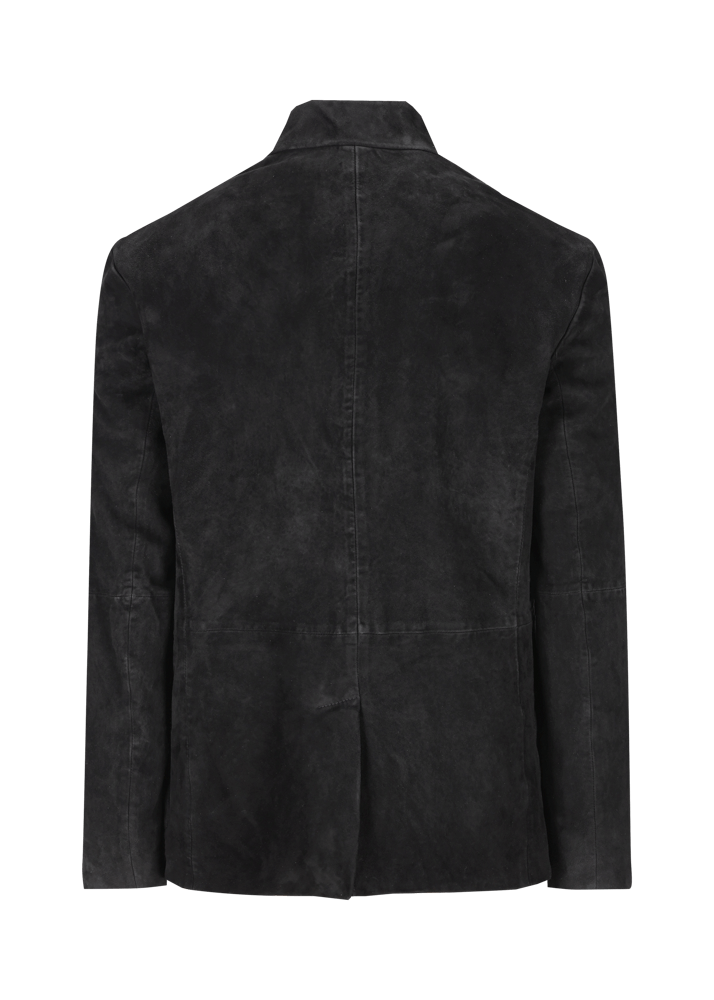 Luis Trenker Blazer In Pelle Scamosciata Modello Lusandro