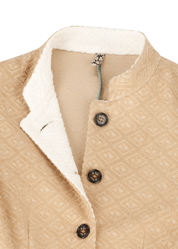 Luis Trenker Blazer In Spugna Di Cotone Modello Luranda