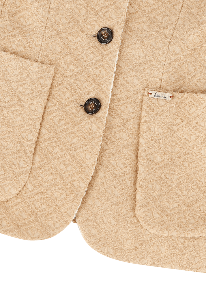 Luis Trenker Blazer In Spugna Di Cotone Modello Luranda