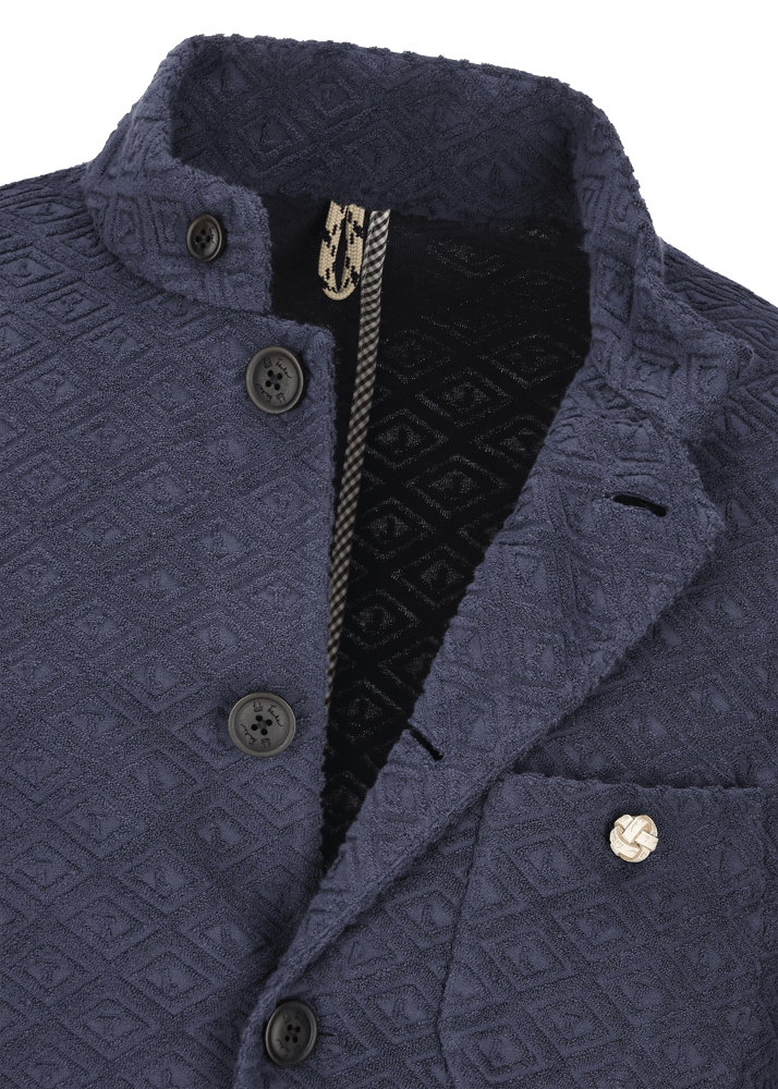 Luis Trenker Blazer In Spugna Di Cotone Modello Lusandro