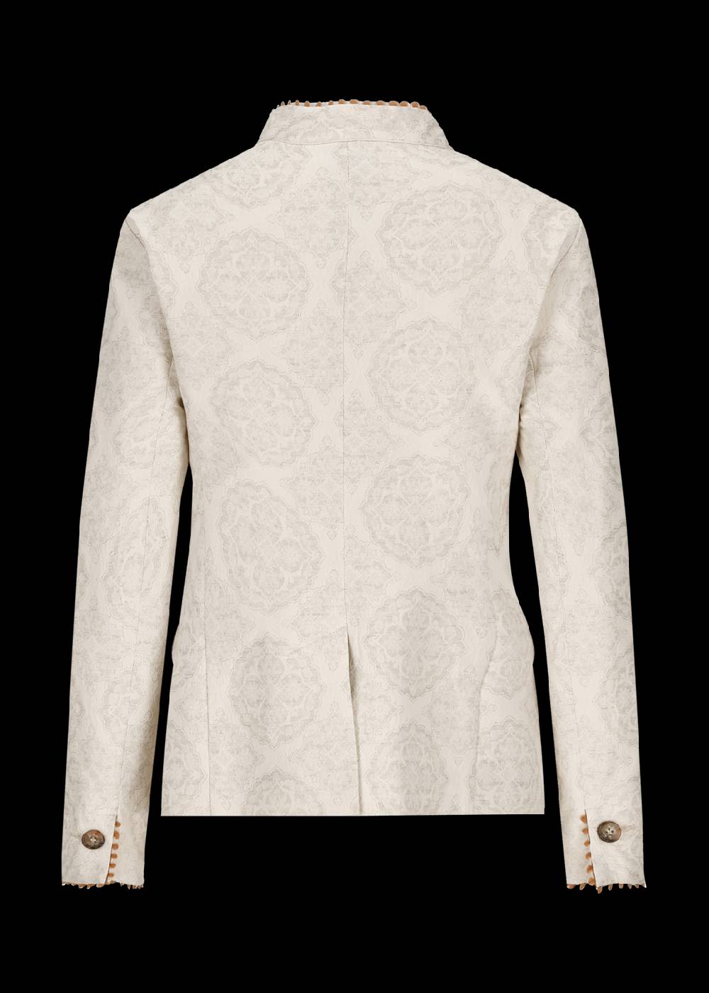 Luis Trenker Blazer In Tessuto Jacquard Con Motivo Floreale Modello Luranda