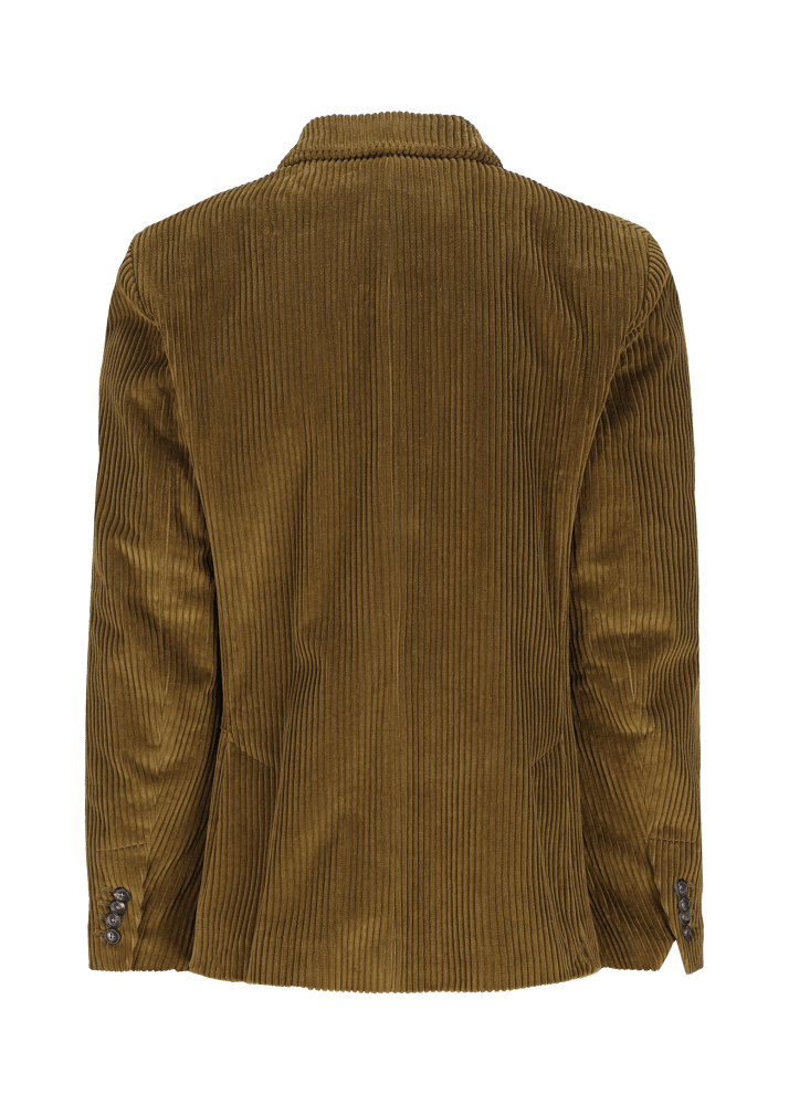 Luis Trenker Blazer In Velluto A Coste Con Collo A Revers Lusimone