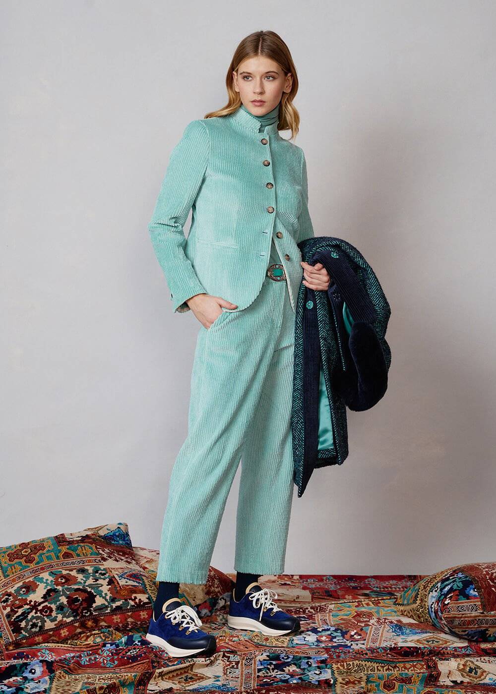 Luis Trenker Blazer in velluto a coste modello Luranda