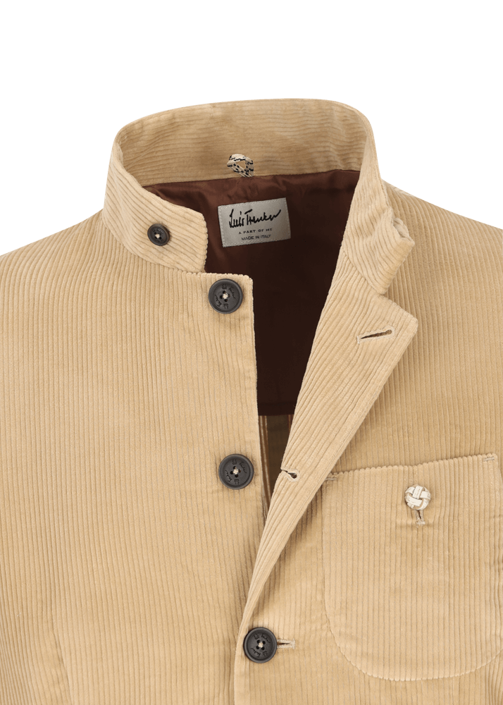 Luis Trenker Blazer In Velluto A Coste Sottili Modello Lusandro