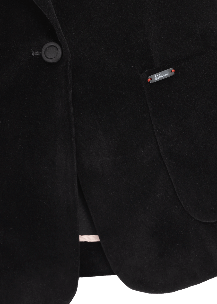 Luis Trenker Blazer In Velluto Con Colletto A Revers Modello Luramea
