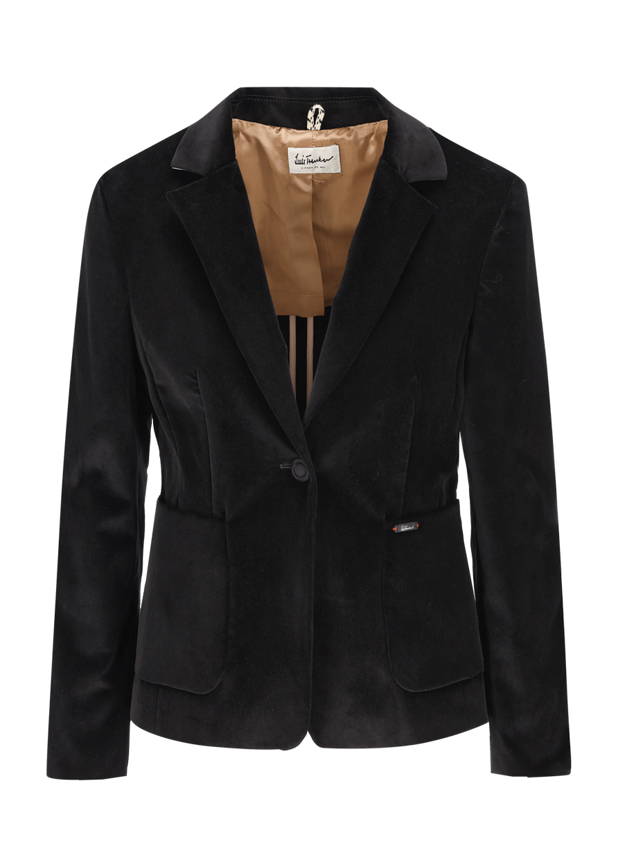 Luis Trenker Blazer in velluto con colletto a revers modello Luramea