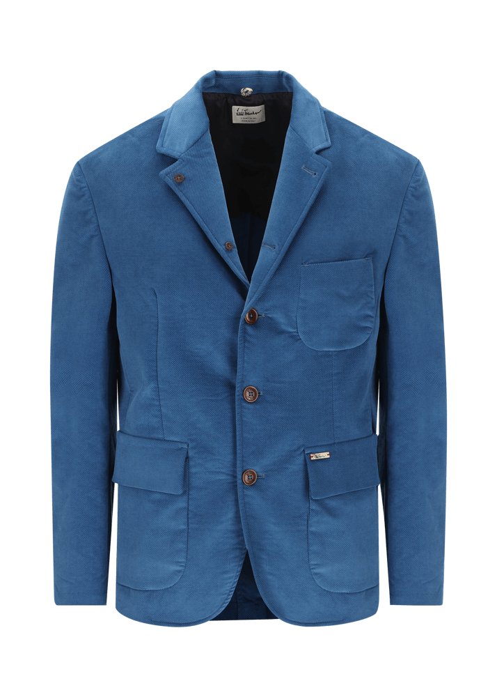 Luis Trenker Blazer in velluto con collo a revers Lurobert