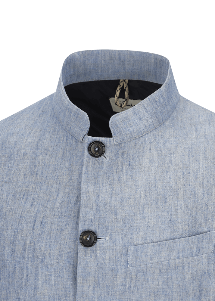 Luis Trenker Blazer Leggero In Lino Modello Lusandretto