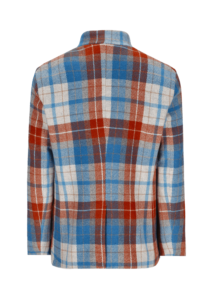 Luis Trenker Blazer Modello Lusandro In Misto Lana Con Motivo A Quadri