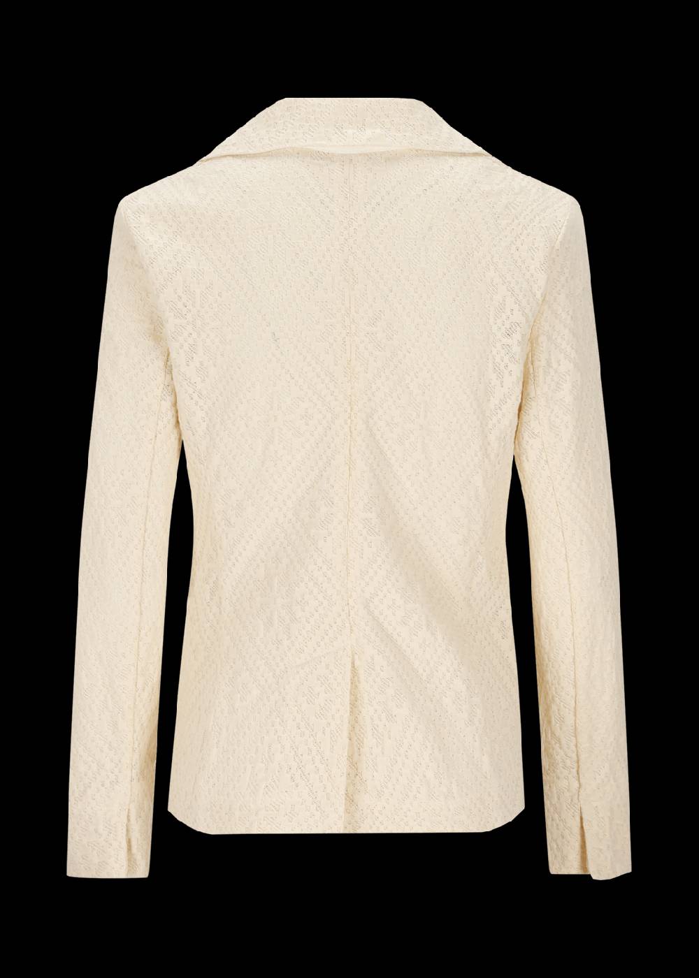 Luis Trenker Blazer Monopetto A Un Bottone In Pizzo E Jersey Modello Luregina