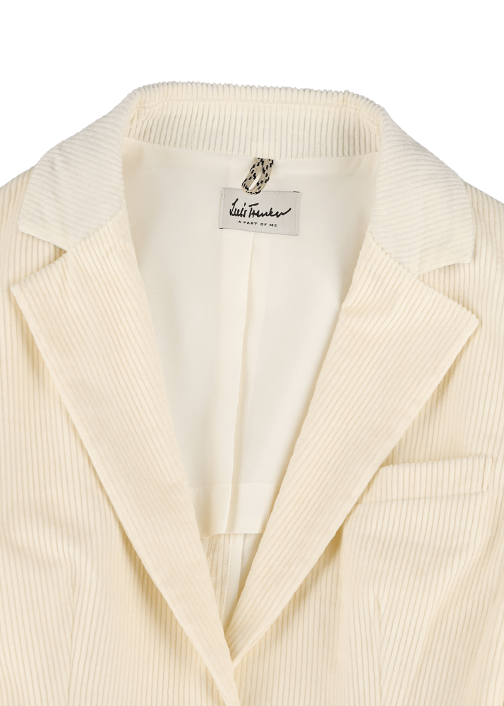 Luis Trenker Blazer Monopetto A Un Bottone In Velluto A Coste Modello Luregina