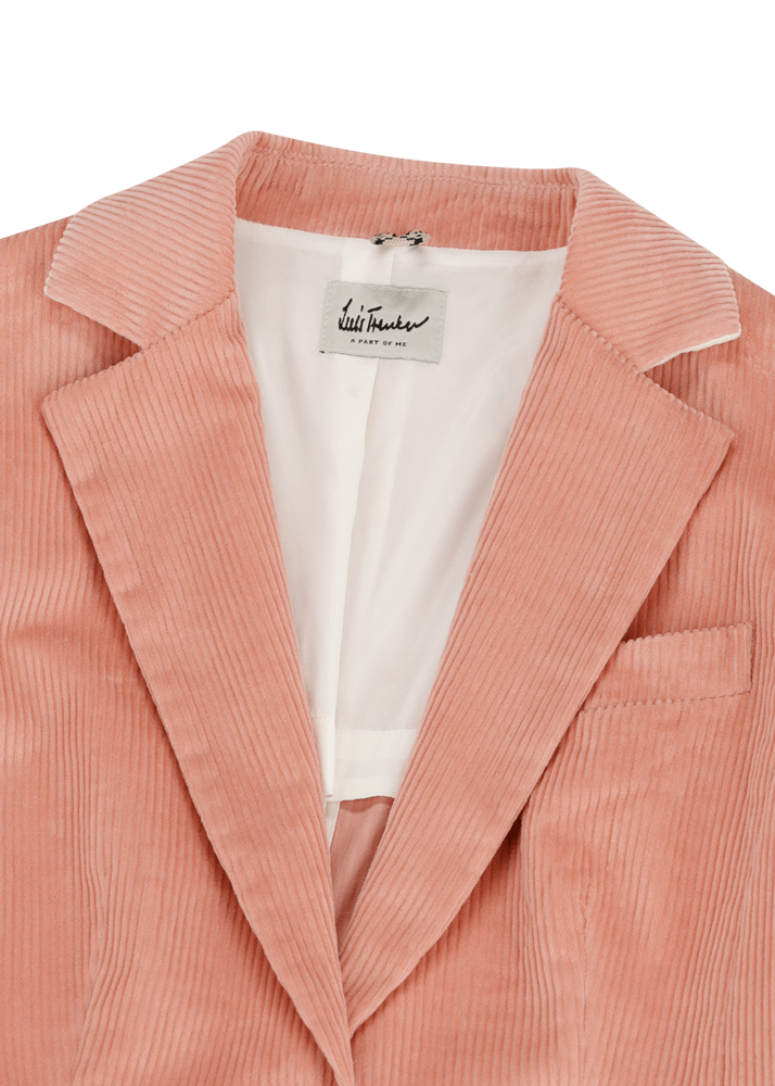 Luis Trenker Blazer Monopetto A Un Bottone In Velluto A Coste Modello Luregina