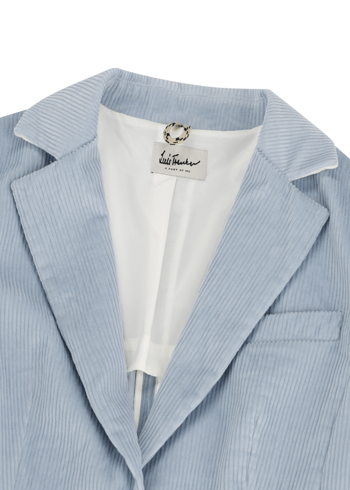 Luis Trenker Blazer Monopetto A Un Bottone In Velluto A Coste Modello Luregina