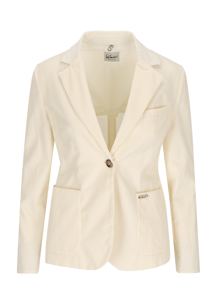 Luis Trenker Blazer monopetto a un bottone in velluto a coste modello Luregina