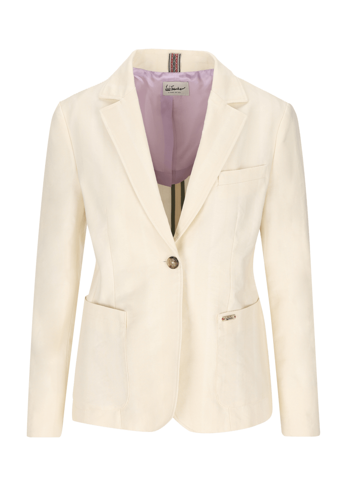 Luis Trenker Blazer monopetto con bottone singolo in tessuto strutturato modello Luregina