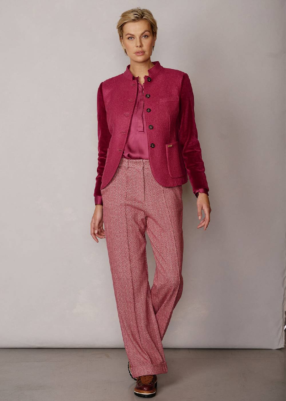 Luis Trenker Blazer realizzato in un mix di materiali Luranda