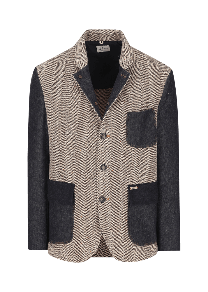 Luis Trenker Blazer Realizzato In Un Mix Di Materiali Lurobert