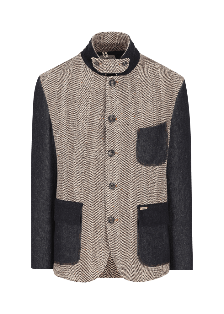 Luis Trenker Blazer Realizzato In Un Mix Di Materiali Lurobert