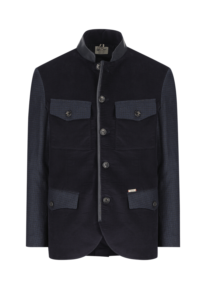 Luis Trenker Blazer realizzato in un mix di materiali Lusepp