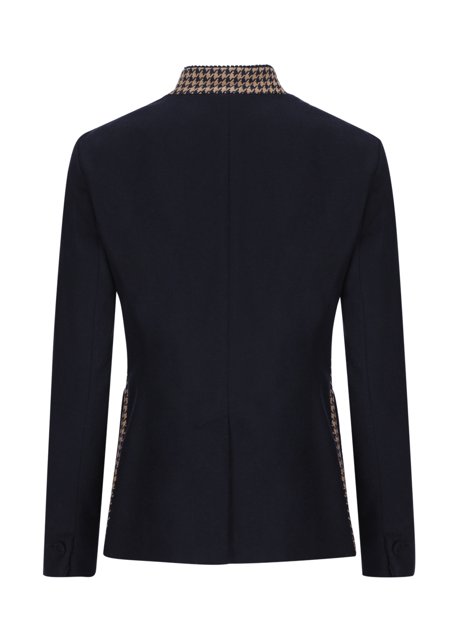 Luis Trenker Blazer Realizzato In Un Mix Di Materiali Modello Luromina