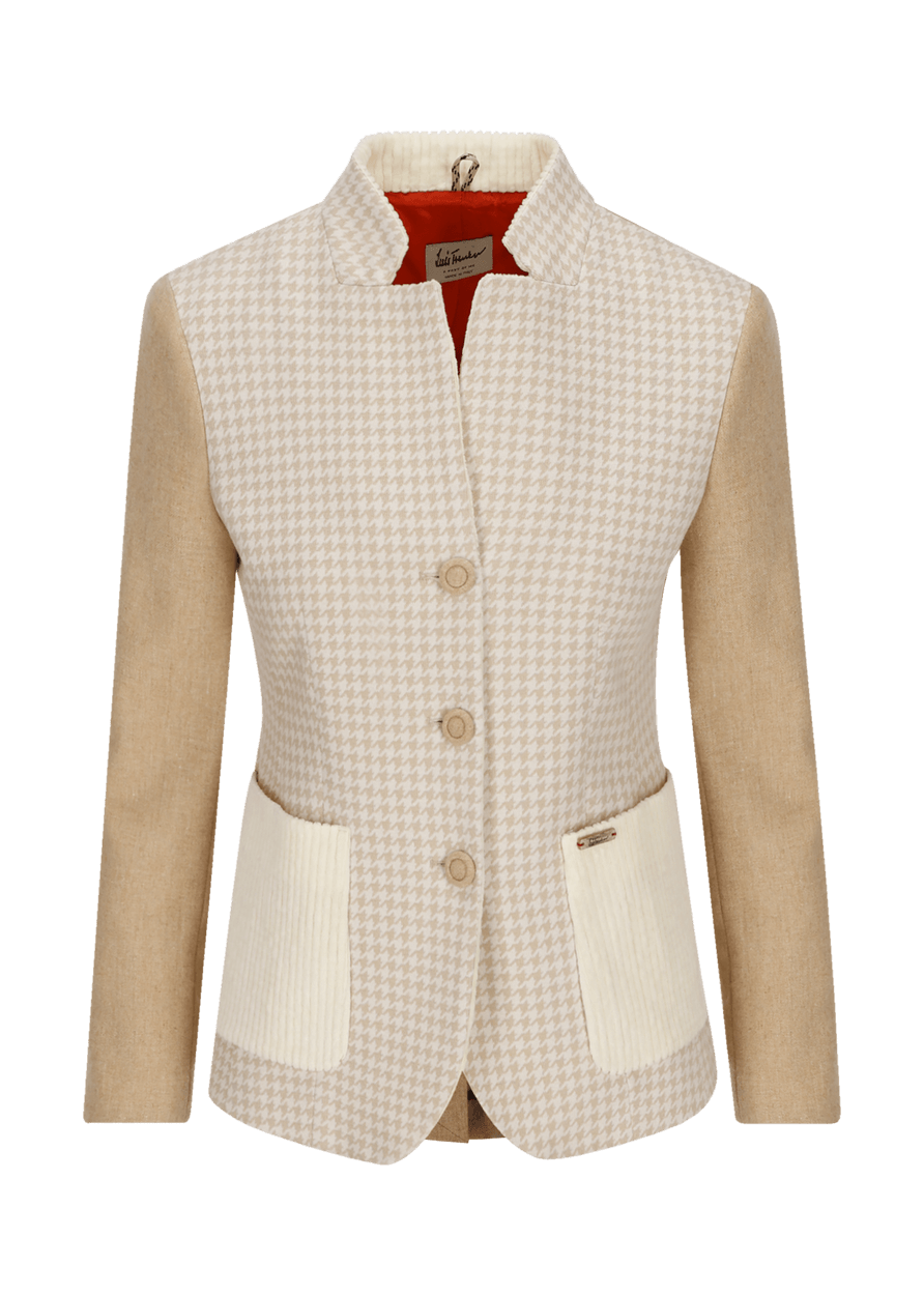 Luis Trenker Blazer realizzato in un mix di materiali modello Luromina