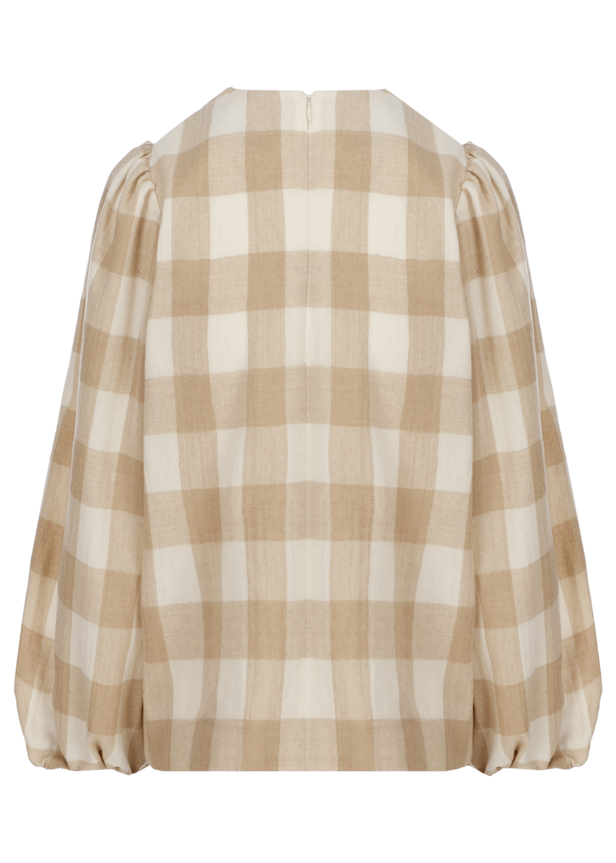 Luis Trenker Blusa Con Motivo A Quadri Modello Lugiada