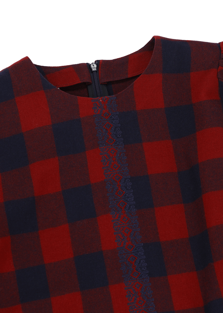 Luis Trenker Blusa Con Motivo A Quadri Modello Lugiada