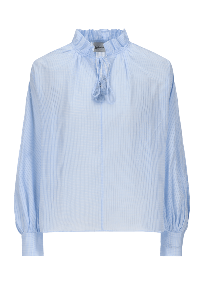 Luis Trenker Blusa dalla vestibilità Oversize Fit con maniche a sbuffo modello Lufabiana