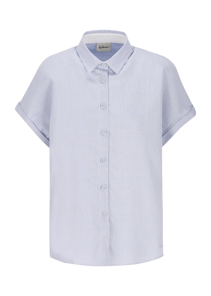 Luis Trenker Blusa in cotone a maniche corte modello Luflora