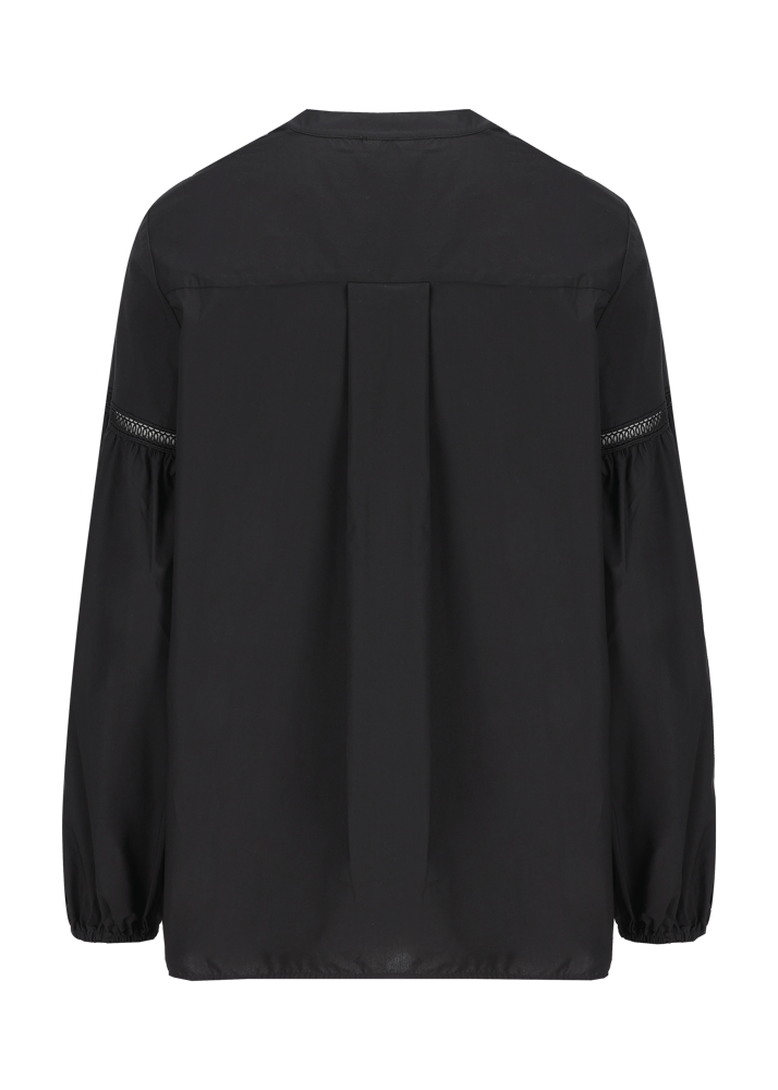 Luis Trenker Blusa In Cotone Con Maniche A Sbuffo Modello Lufanny