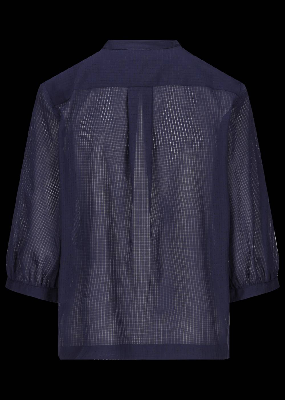 Luis Trenker Blusa In Cotone Con Plastron Modello Lufasta