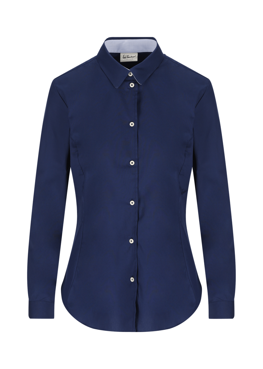 Luis Trenker Blusa in cotone elasticizzato modello Lubea