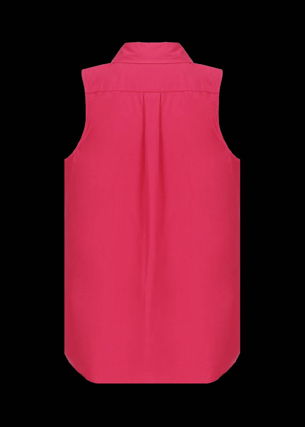 Luis Trenker Blusa In Cotone Smanicata Modello Lubetta