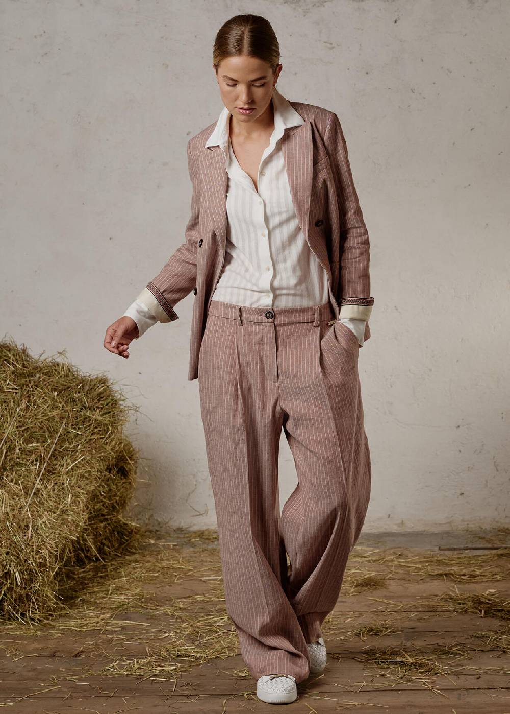 Luis Trenker Blusa in jersey piqué modello Lubarbara