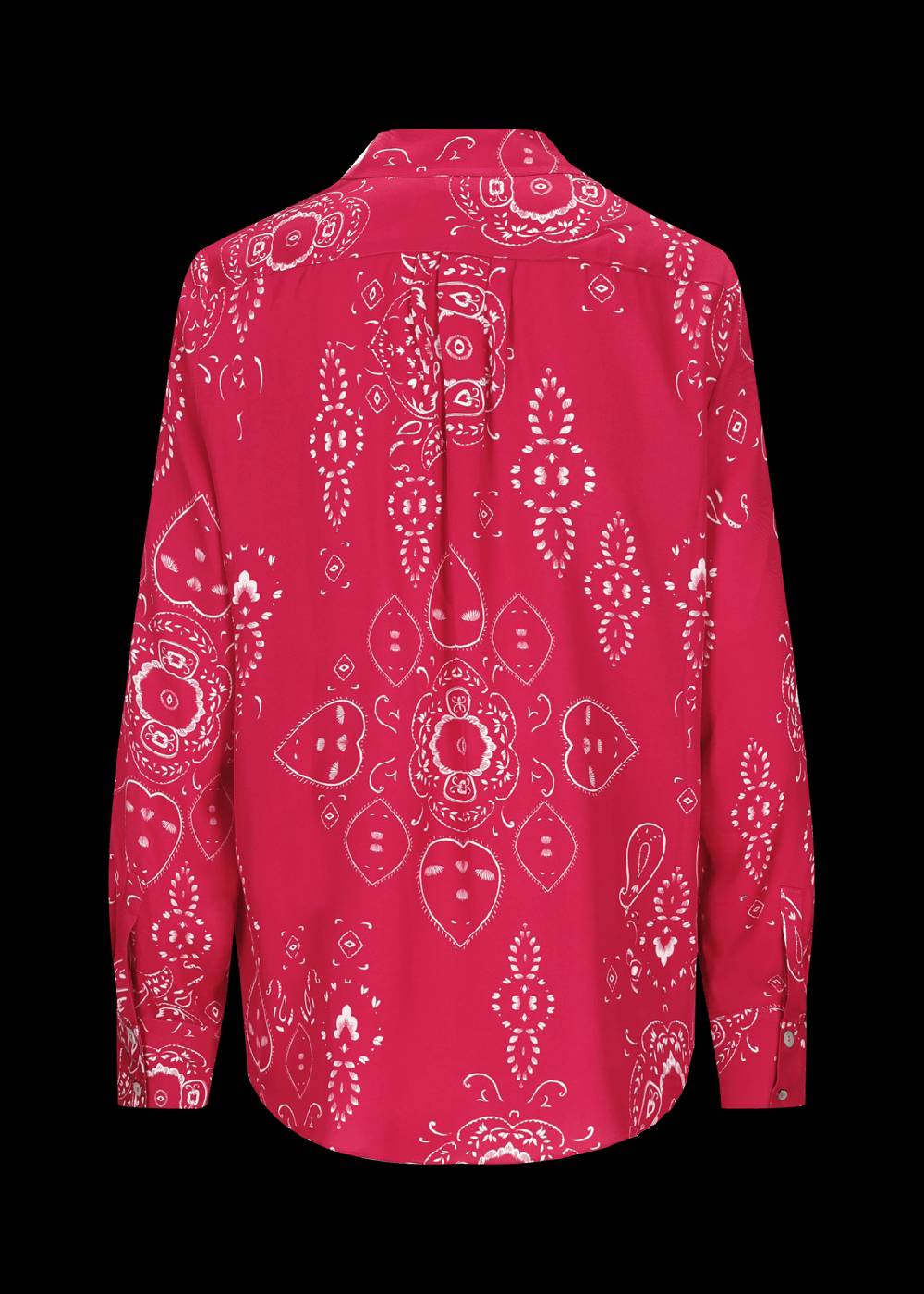Luis Trenker Blusa In Viscosa Con Stampa Bandana Modello Lubarbara