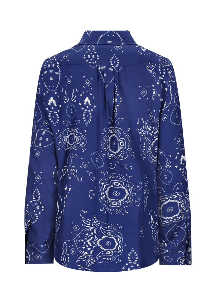 Luis Trenker Blusa In Viscosa Con Stampa Bandana Modello Lubarbara