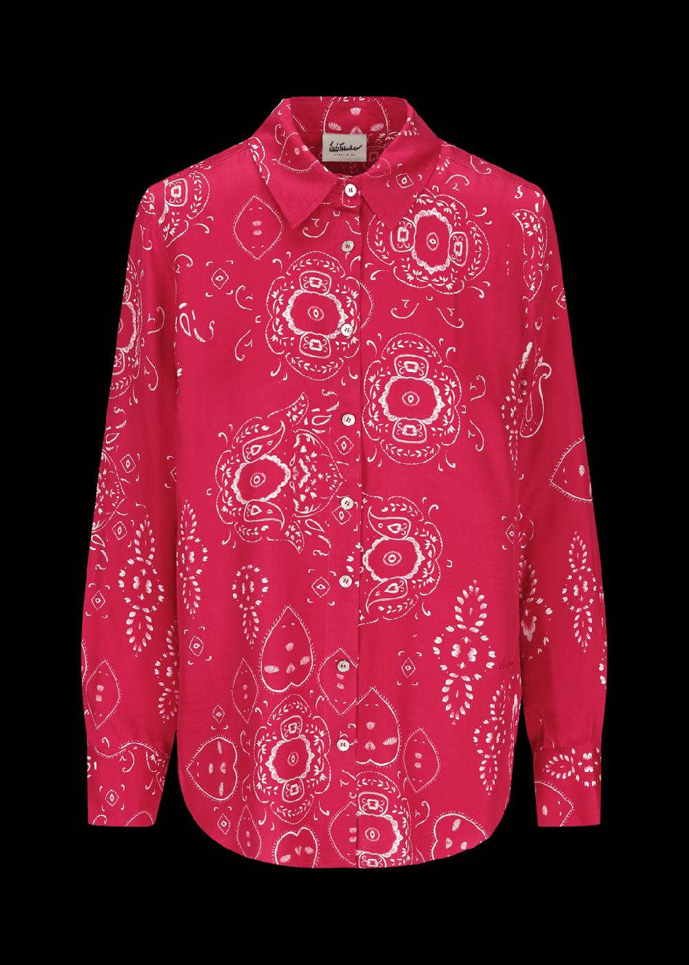 Luis Trenker Blusa in viscosa con stampa bandana modello Lubarbara
