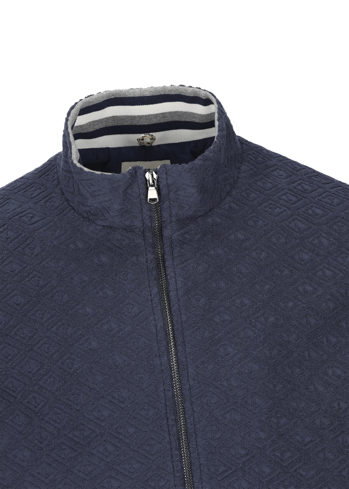 Luis Trenker Bomber In Spugna Di Cotone Modello Lumichi