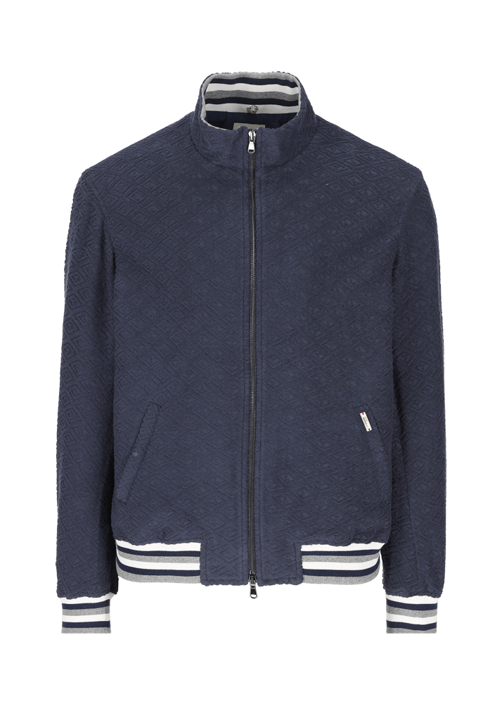 Luis Trenker Bomber in spugna di cotone modello Lumichi