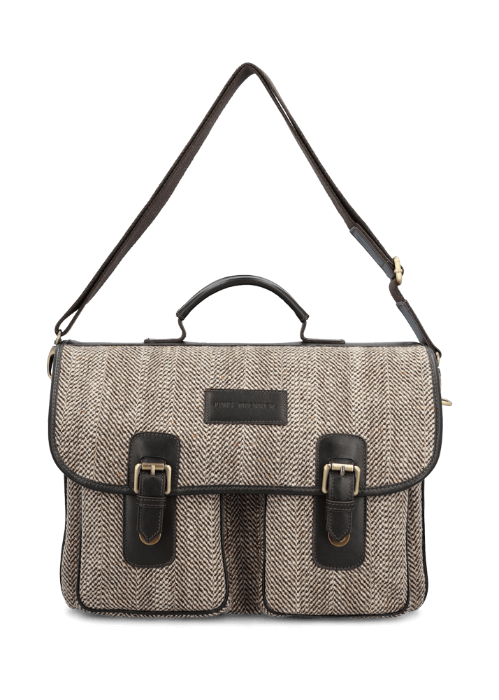 Luis Trenker Borsa A Tracolla Con Motivo A Spina Di Pesce Lucurt