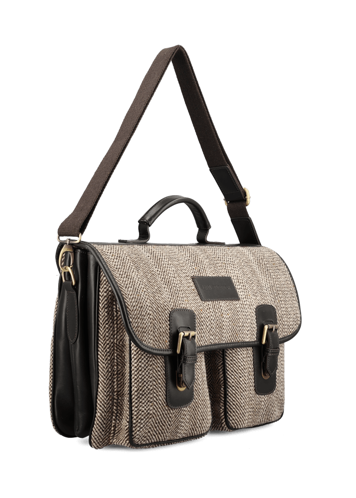 Luis Trenker Borsa A Tracolla Con Motivo A Spina Di Pesce Lucurt