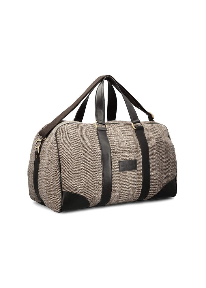 Luis Trenker Borsone Da Viaggio Con Motivo A Spina Di Pesce Lutravel