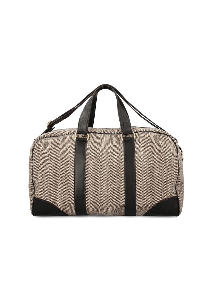 Luis Trenker Borsone Da Viaggio Con Motivo A Spina Di Pesce Lutravel