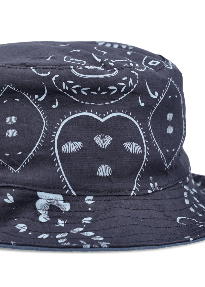 Luis Trenker Bucket Hat Con Stampa Bandana Modello Lupesc