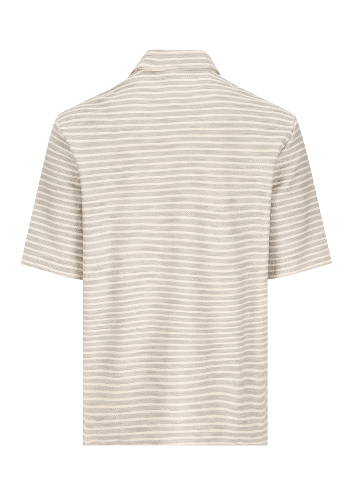 Luis Trenker Camicia A Maniche Corte Con Motivo A Righe Modello Ludavor