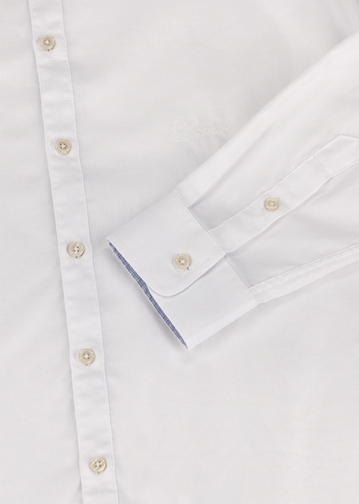 Luis Trenker Camicia Con Colletto Alla Coreana Modello Lubernet