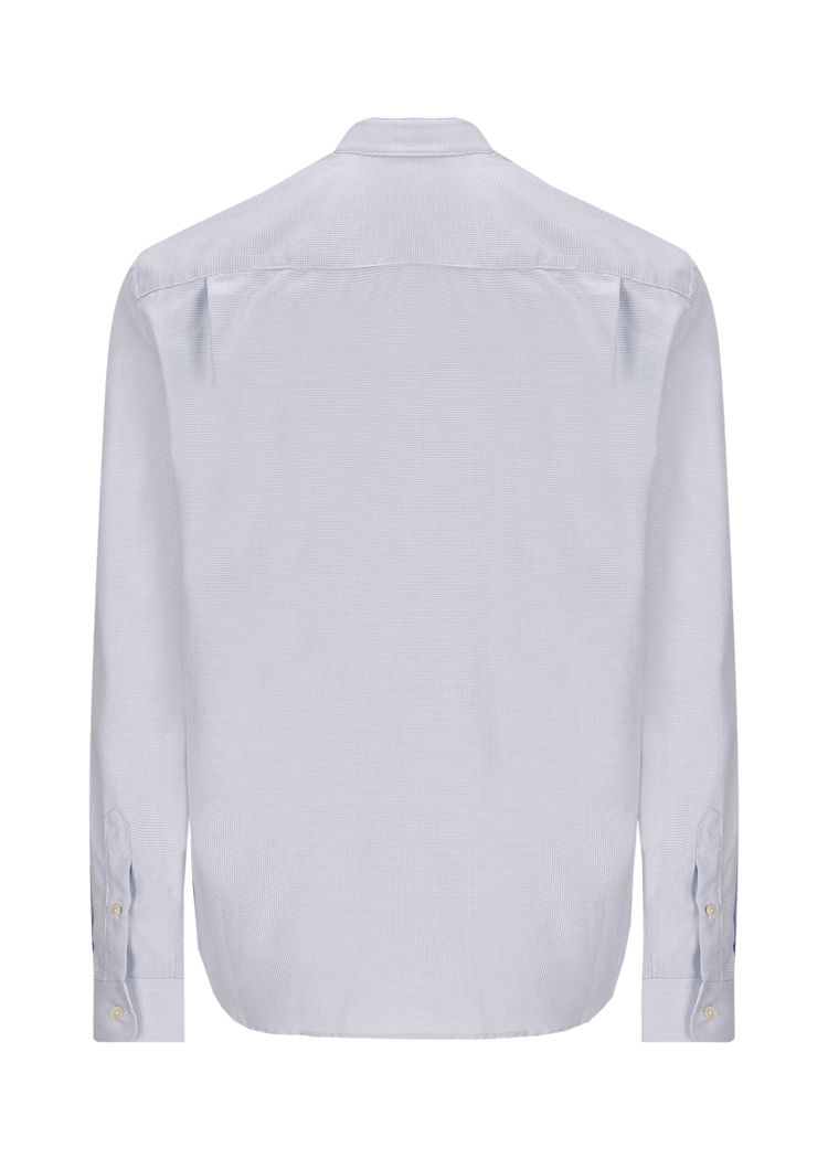 Luis Trenker Camicia Con Colletto Alla Coreana Modello Lubernet