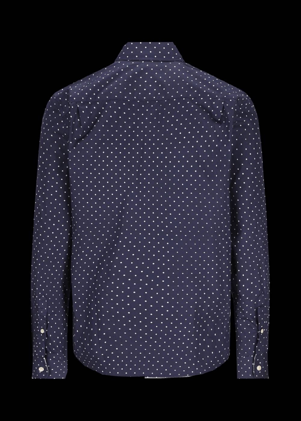 Luis Trenker Camicia Con Motivo A Pois Modello Lubodo