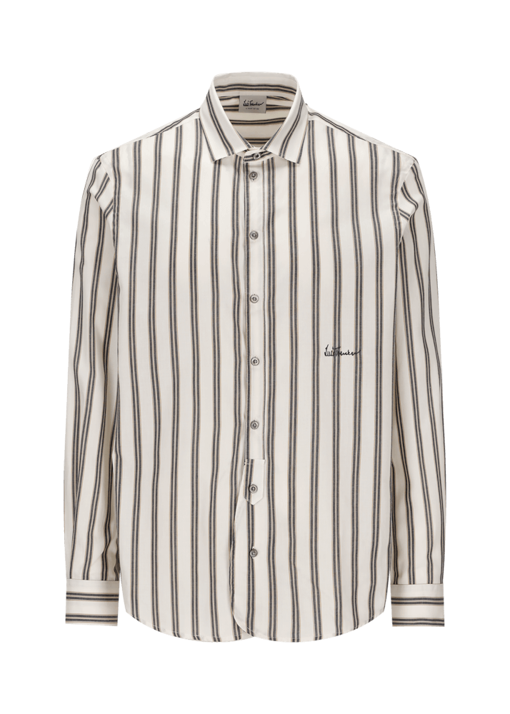 Luis Trenker Camicia con motivo a righe modello Luhaimo